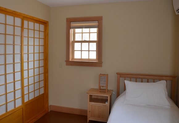 Vermont Zen Center Solo Retreat Cabin Bedroom